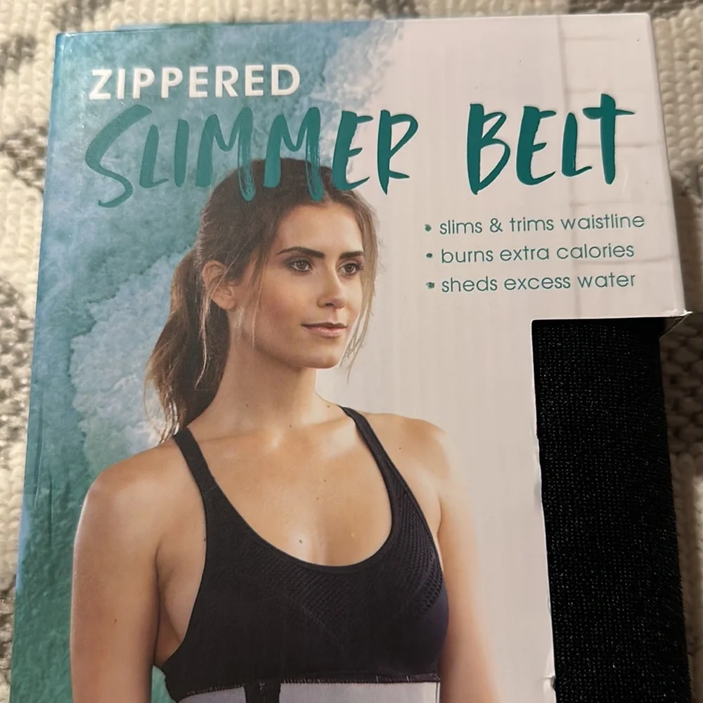 Workout Exercise Zippered Slimmer Belt NEW - Picture 2 of 8